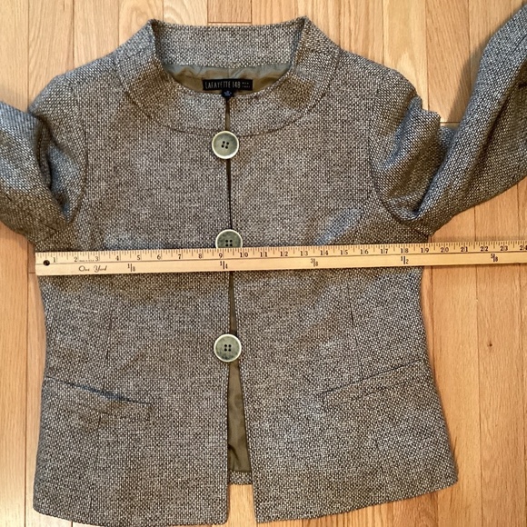 Lafayette 148 New York Blazer, Size 10 *HOST PICK* Cotton wool blend - Picture 8 of 11
